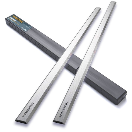 Powertec 12-1/2-Inch Replacement Planer Knives for JET 708813, Fit JWP-12DX, Set of 2, 2PK 128180